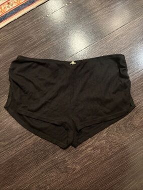 Free people intimately pajama shorts black medium dainty rose